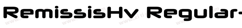 RemissisHv Regular字体转换